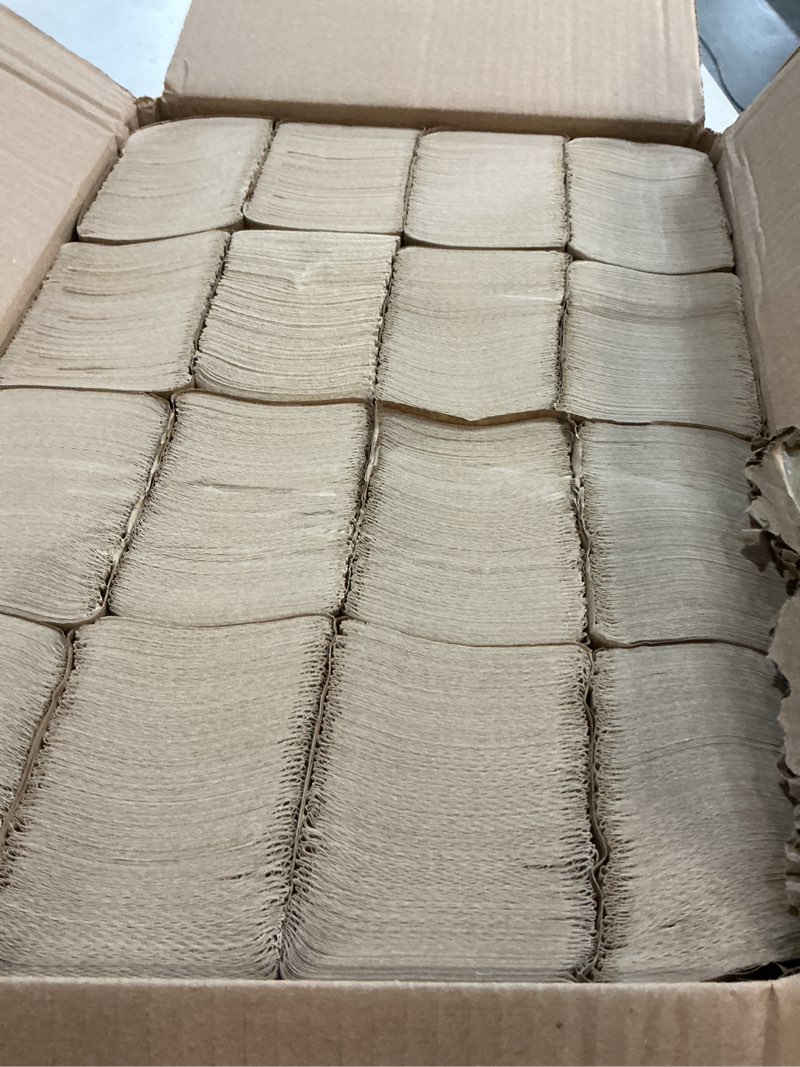 Condition photo showing Good Condition for Tork Multifold Hand Towel, Natural, 100% recycled, FSC certified, Compatible with H2 Dispensers, 16 packs x 250 sheets (MK520A) Tork H2 - Multifold Hand Towels