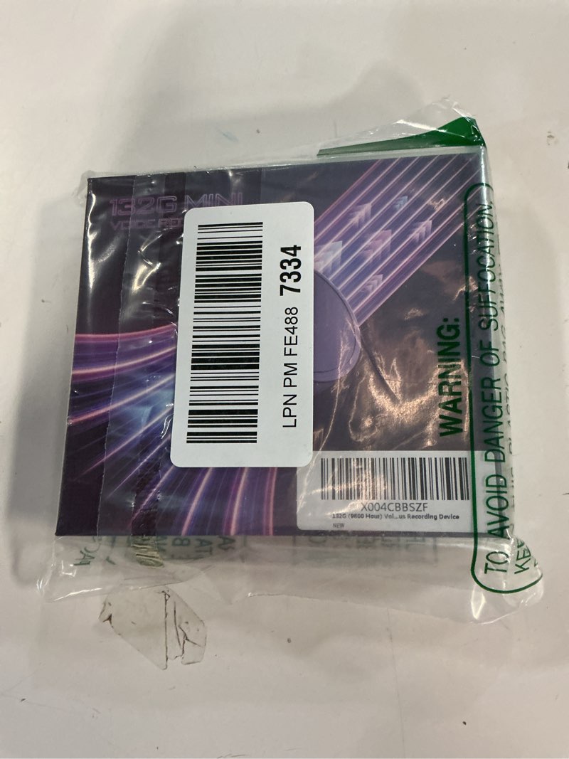 Condition photo showing New/Like New for 132G (9800 Hour) Voice Activated Recorder - Elasound Voice Recorder with AI-Intelligent Triple Noise Reduction, Portable Audio Recorder for Work, Lectures, Meetings, 100H Continuous Recording Device Black