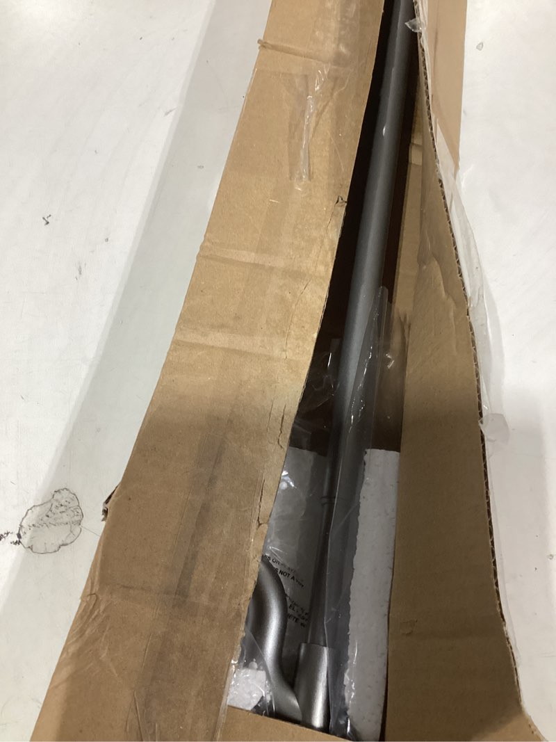 Condition photo showing Good Condition for zenna home adjustable curtain tension rod with decorative round finials, no drill small window rod, easy install expandable tension curtain rod for windows, 28 to 48 inch, brushed nickel brushed nickel 28" to 48"