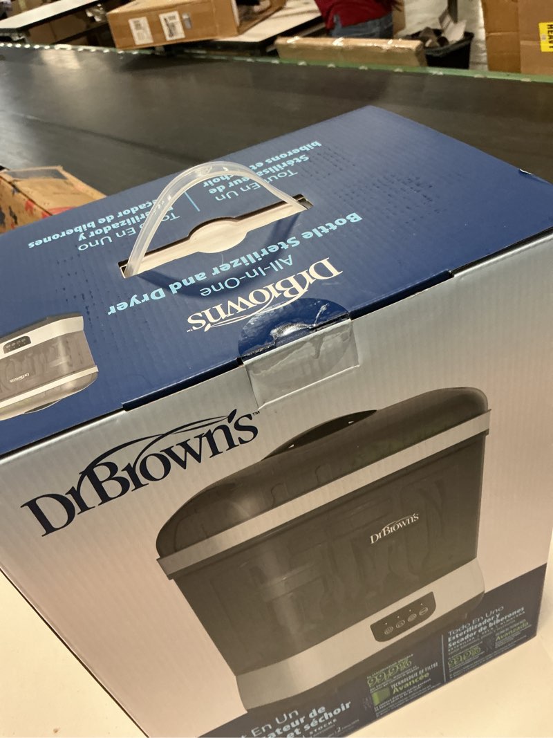 Condition photo showing New/Like New for dr. brown's all-in-one sterilizer and dryer for baby bottles, parts and other newborn essentials
