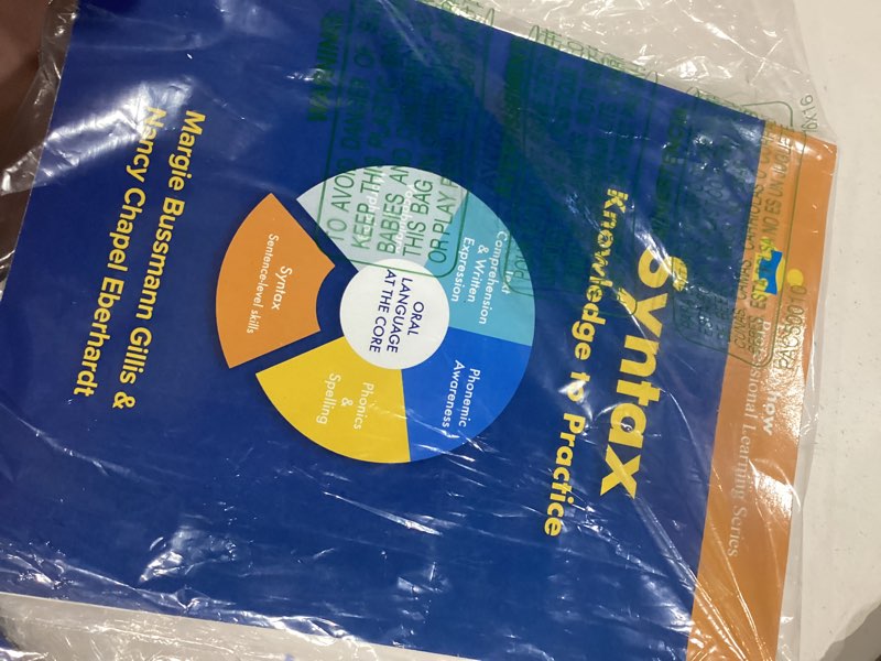 Condition photo showing Good Condition for syntax knowledge to practice (literacy how professional learning series)