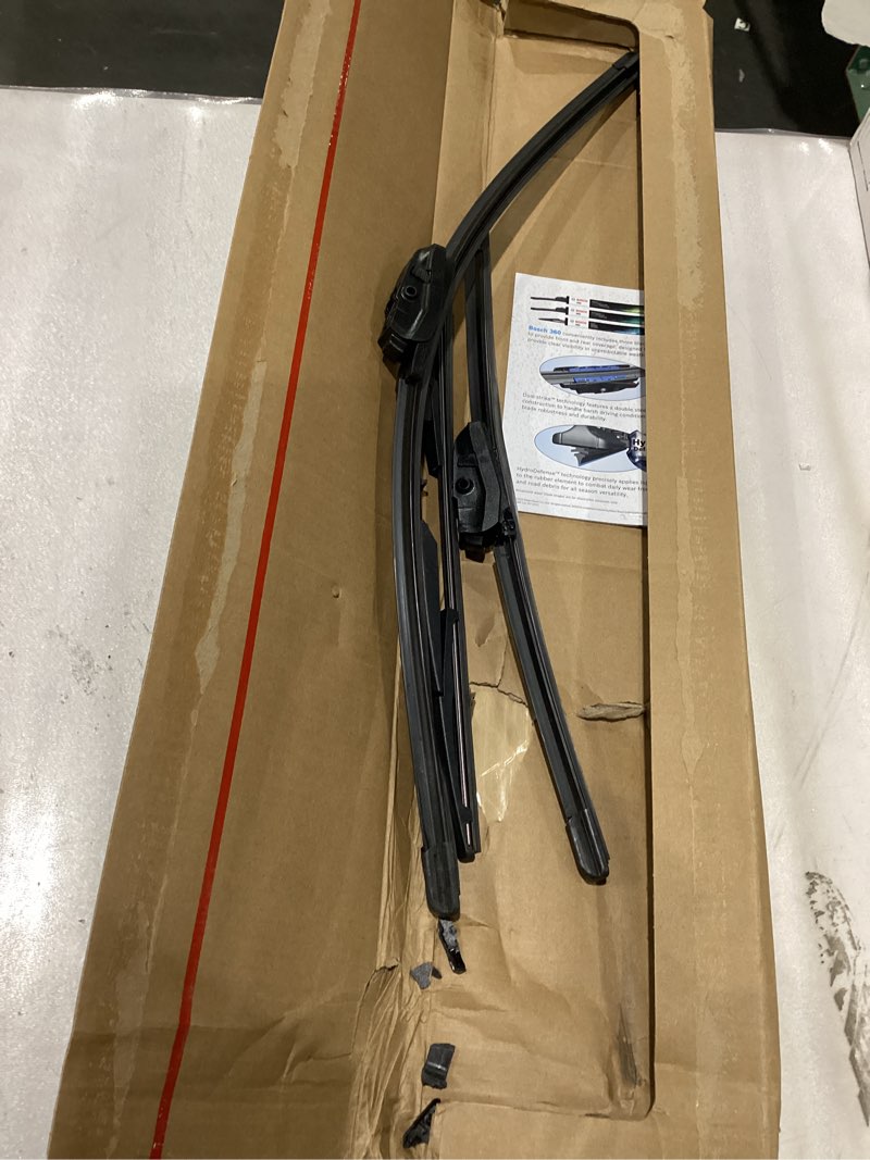 BOSCH B36017 360 Complete Vehicle Wiper Blade Replacement - Includes Front Beam Blades (Pair) + Rear