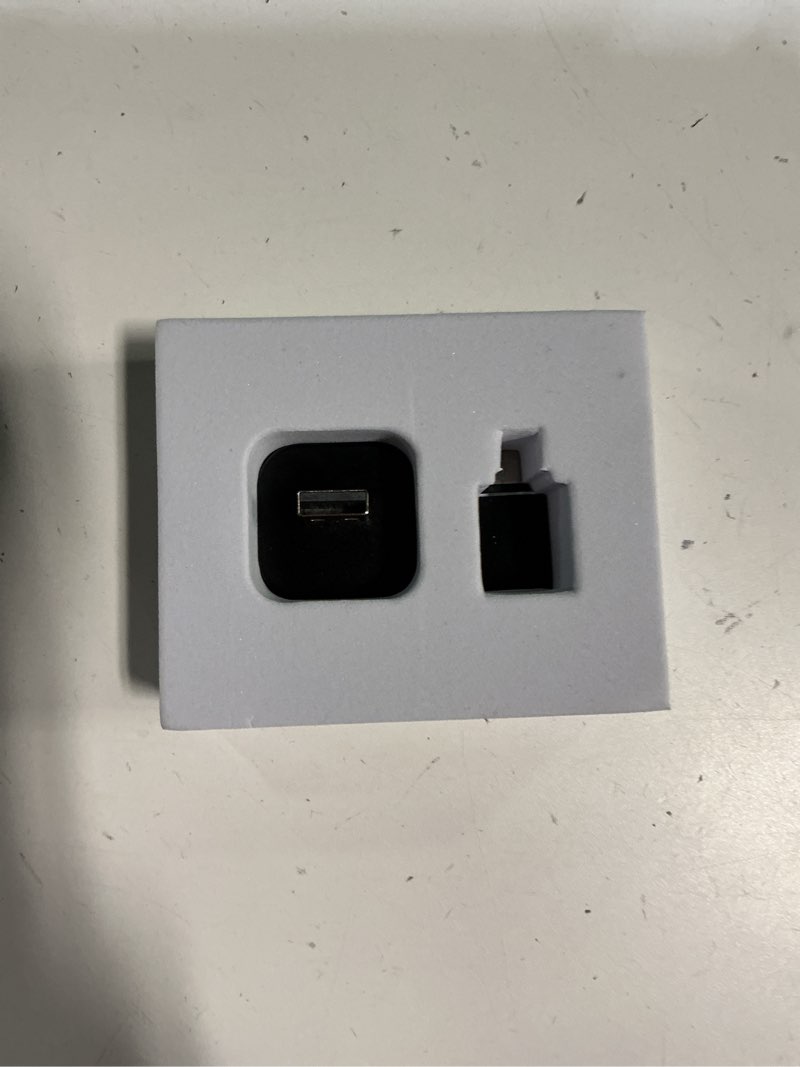 Condition photo showing New/Like New for Wireless CarPlay Adapter, 2026 Upgraded Wired to Wireless for Apple CarPlay & Android Auto, Mini USB Design Car Play Adapter with Type-C Extension, Plug and Play, Stable Connection & No Latency White