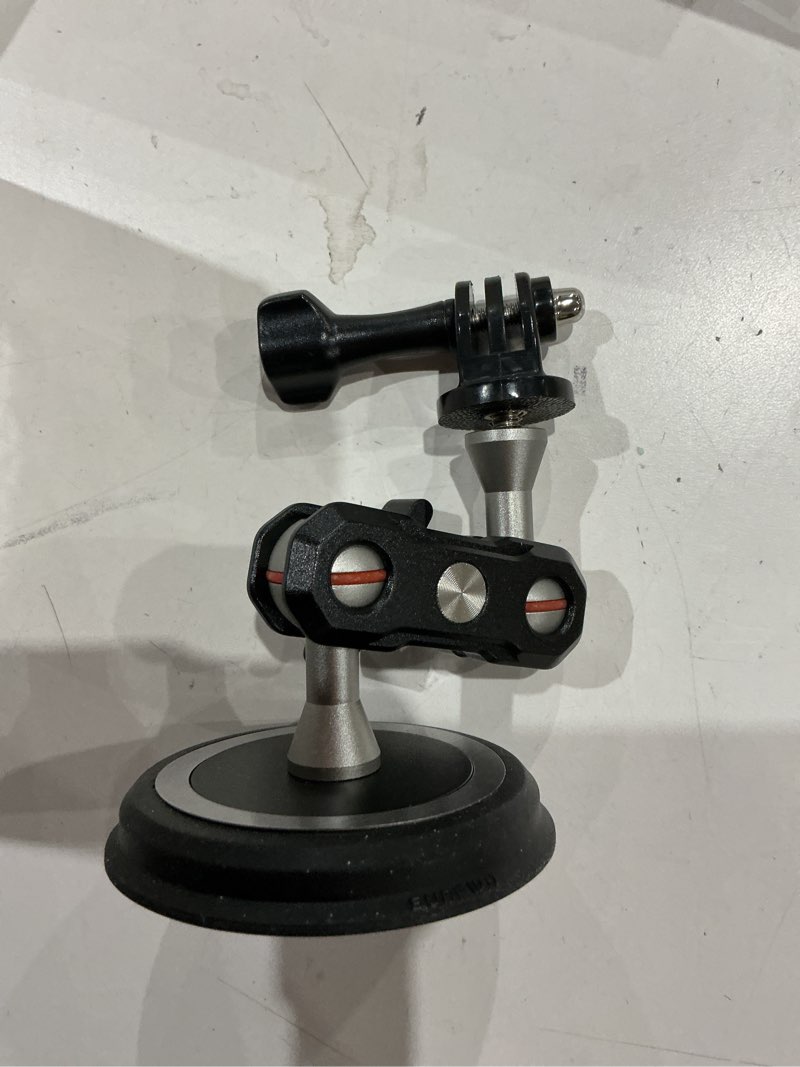 Condition photo showing Good Condition for (ed)surewo magnetic camera mount for action camera, strong magnetic mount with 360° rotation ball head and built-in 6 magnets, compatible with gopro hero 13/12/11/10, dji osmo action 6/5 pro/4/3,nano d10s