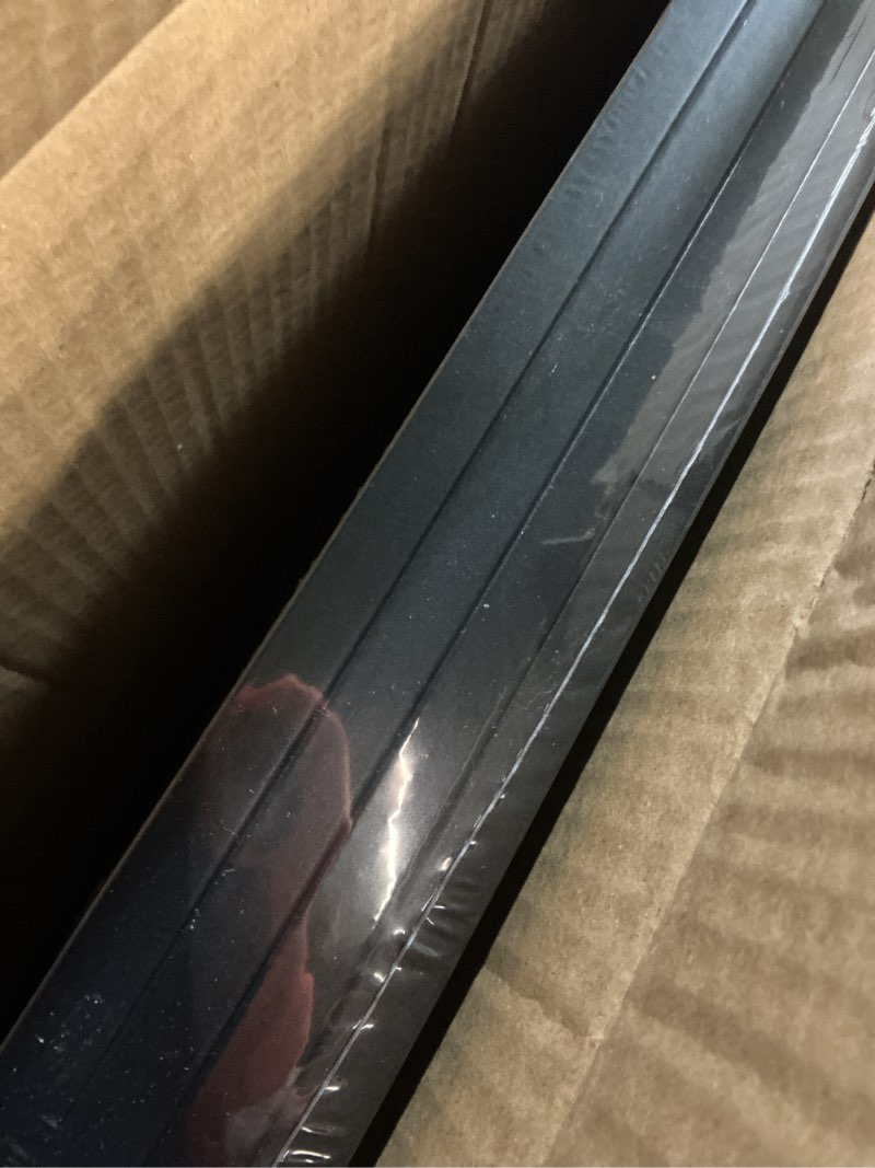 Condition photo showing New/Like New for wiscet 16x24 picture frame set of 4, display picture 12x18 with mat or 16x24 poster frame without mat, horizontal or vertical wall mounting, black black 16x24