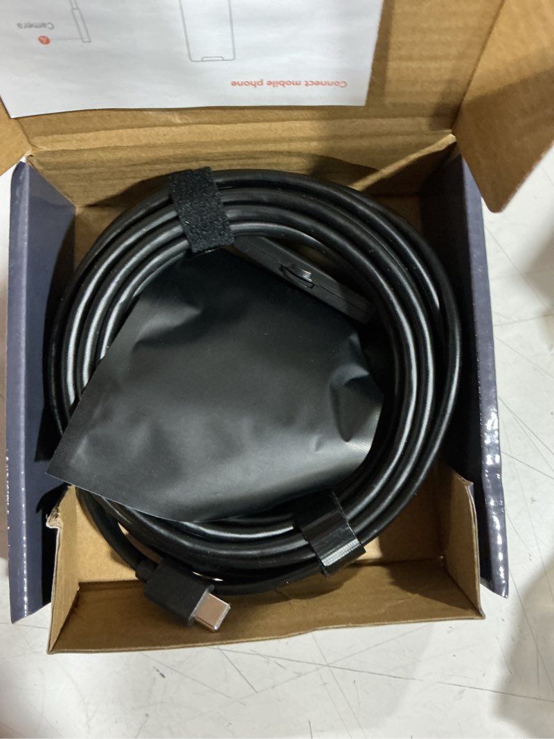 Condition photo showing As Is for endoscope camera with light, 1920p hd borescope tools with 8 adjustable led lights, endoscope with semi-rigid snake camera, inspection borescope for ios and android - 16.4ft single lens