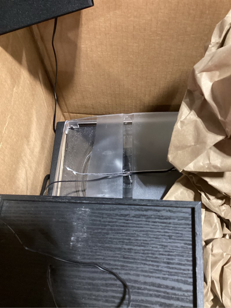 Condition photo showing As Is for DIGITNOW Bluetooth Record Player Turntable with Stereo Speaker, LP Vinyl to MP3 Converter with CD, Cassette, Radio, Aux in and USB/SD Encoding, Remote Control, Audio Music Player Built in Amplifier