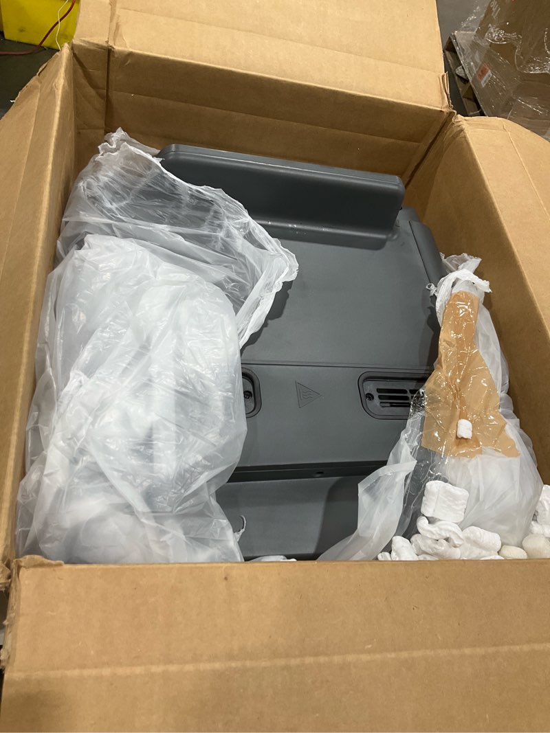 Condition photo showing As Is for Ninja Air Fryer, 10QT DoubleStack XL 2-Basket, Compact Design, Cooks 5lb Whole Chicken, Feeds Up to 8 People, 6-in-1 Air Fryer, Roast, Bake & More, Easy to Clean, Dishwasher Safe Parts, Grey, SL401 10 QT