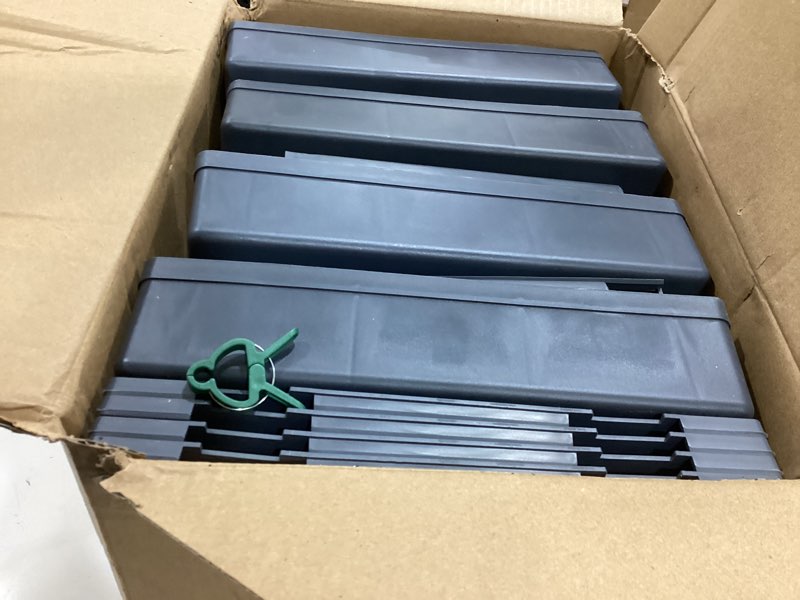 Condition photo showing Good Condition for mqforu 4pack raised garden bed planter boxes with trellis, 57" self-watering tomato planter boxes with trellis for climbing vegetable and plants, tomato cage for indoor outdoor use