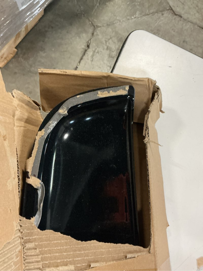 Condition photo showing Good Condition for set of 1 35" / 89cm (34" between the inner edge) sun/rain guard top sun/moon roof visor fit 28“-34” moonroof/sunroof universal small size smoke acrylic tape-on car accessories not wider than 34"