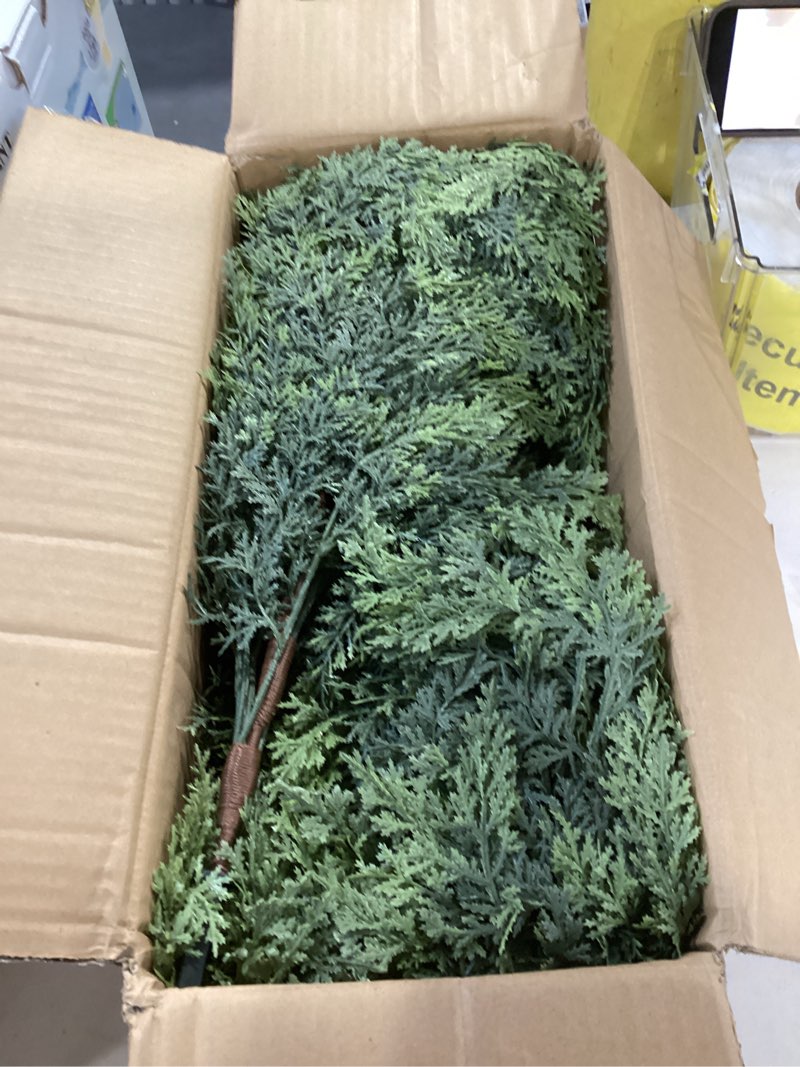 Condition photo showing Good Condition for 3ft artificial christmas tree indoor with pot, norfolk cypress xmas decor, realistic potted artificial tree for christmas porch garden holiday decoration