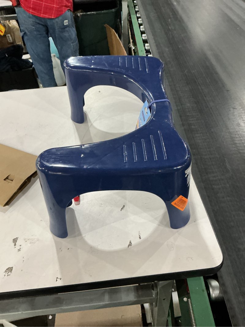 Condition photo showing As Is for Squatty Potty The Original Bathroom Toilet Stool, 7 Inch height, White White 7 Inch