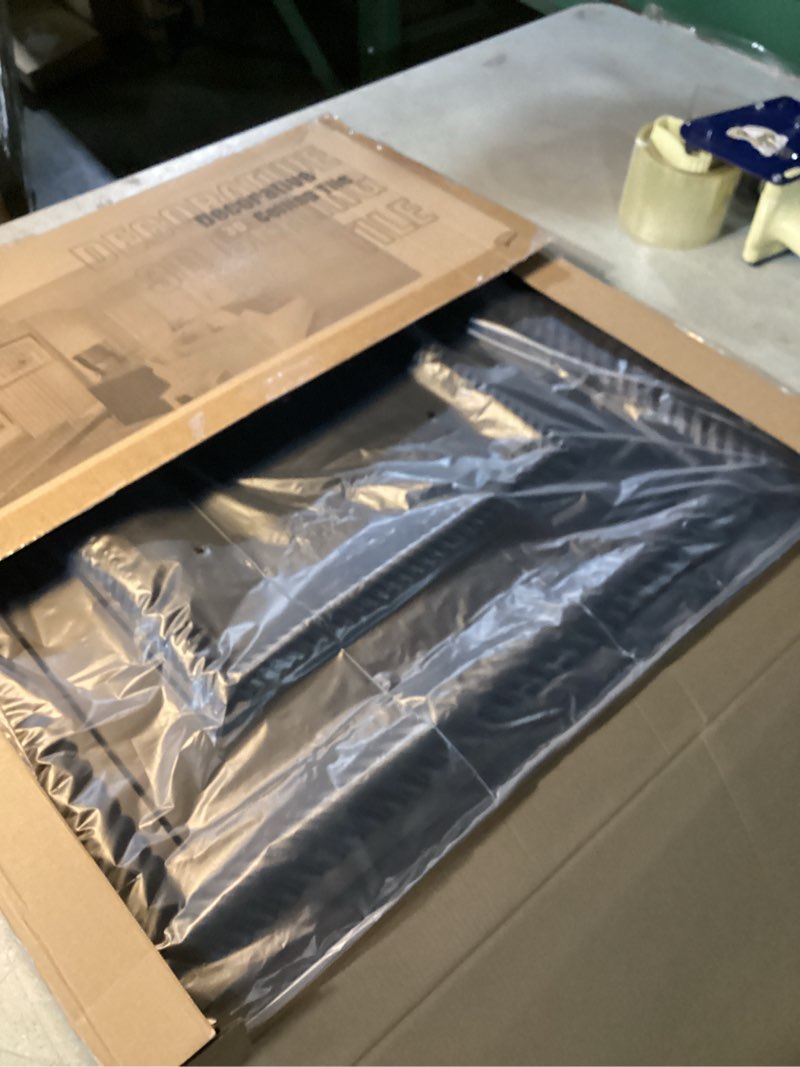 Condition photo showing New/Like New for Art3d 12-Pack 24"x24" PVC Lightweight Drop Ceiling Tile, 2x2 ft Water-Resistant Ceiling Panels to Prevent Breakage, Black Square Black 24 x 24 Inch