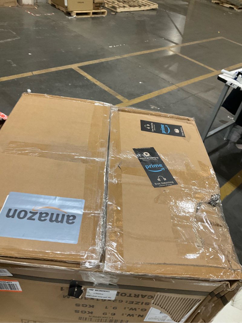 Condition photo showing As Is for Armen Living Summer Modern Chair In Charcoal Fabric and Walnut Wood Charcoal/Walnut Single