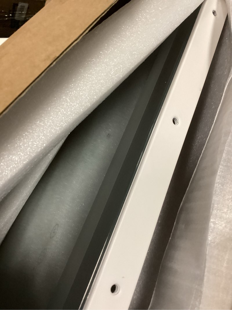 Condition photo showing Good Condition for Ratsamee 23" x 18" Vanity Mirror with Lights, Led Makeup Mirror, Lighted Makeup Mirror with 3 Color Dimmable Lights, Smart Touch Screen Control, Aluminum Metal Frame,USB Charging Port