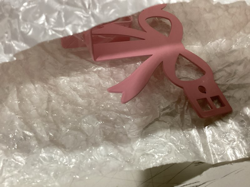 Condition photo showing Good Condition for Pink Bow Over The Door Hooks Hanger Wall Mount Towel Hanger Door Holder Organizer 5 Hooks Kawaii Farmhouse Rustic Coquettish Style Decor for Bedroom Bathroom Towel Hat Clothes Light Pink Bow