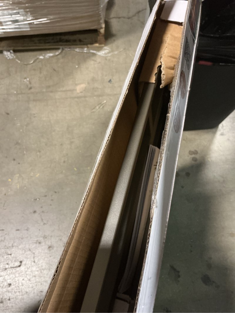 Condition photo showing Good Condition for ingenuity decorative extra tall baby gate & dog gate, 28.5"-48" wide, 36" tall, hardware or pressure mounted, install on top or bottom of stairs, banister, or doorway - bronze