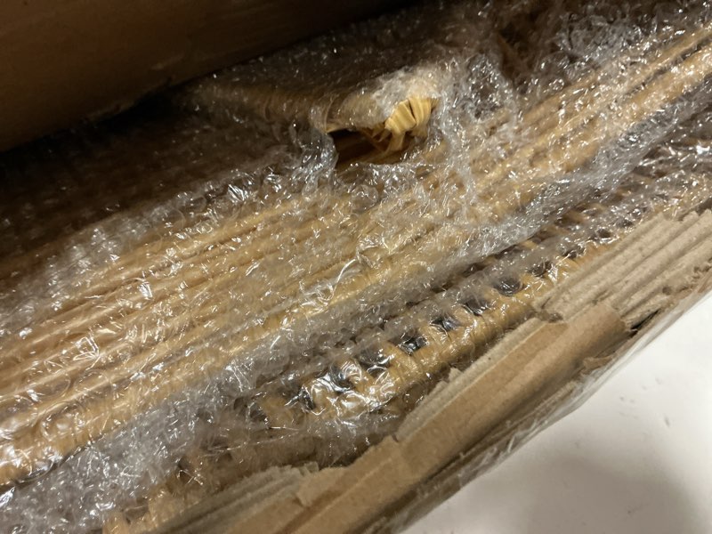 Condition photo showing Good Condition for WOWLIVE Laundry Hamper with Wheels, Handwoven Rolling Laundry Basket with Lid, Clothes Hamper with Divided Removable Liner Bag, 115L Large Capacity Laundry Sorter Laundry Room Organization, Natural 115L(22 x 13 x 26.4 Inches) Natural