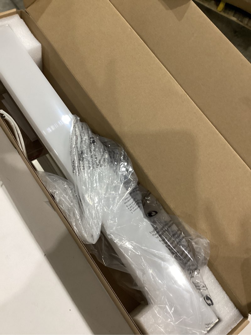 Condition photo showing Good Condition for brushed nickel led vanity light for bathroom, 23.6-inch modern fixture over mirror, 3 color temp adjustable, 18w energy-saving anti-fog lighting for dressing table, dressing room brushed nickel-3 color temperature 23.6inch