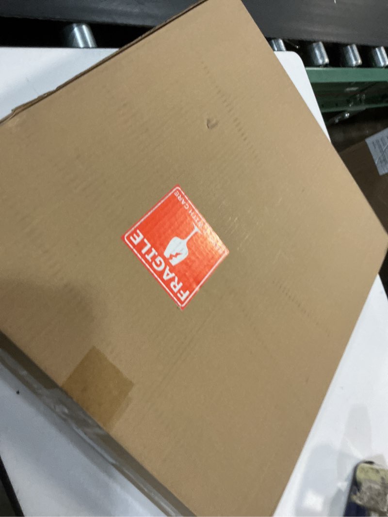 Condition photo showing New/Like New for shisedeco elegant, traditional, decorative, hand painted modern grandfather wall clock fancy ethnic luxury handmade decoration, swinging pendulum for new room or office. large. 29.5 inch. brown