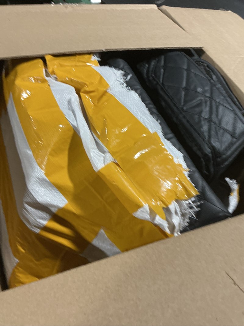 Condition photo showing As Is for Fit Tesla Model Y Floor Mats Floor Liner 2020-2025 Tesla Model Y 5 Seater Car Mats All-Weather Front Backseat Row Mat (Black)