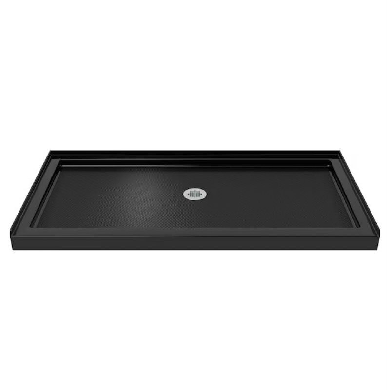 Dreamline DLT-1136600 Slimline Single Threshold Shower Base 36' x 60' x 2 3/4' in Black - Center Drain
