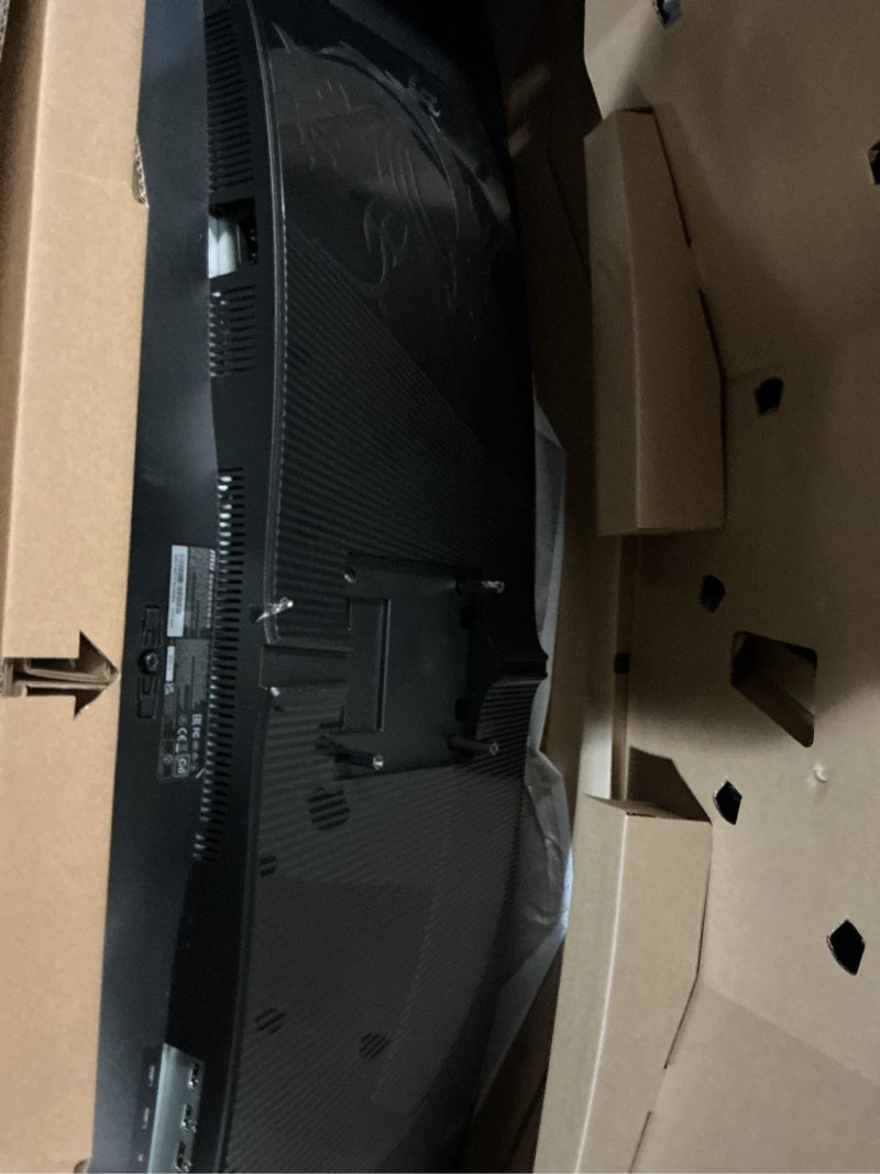 Condition photo showing Good Condition for msi 49  curved oled dqhd display  144hz 0.03ms  gaming monitor