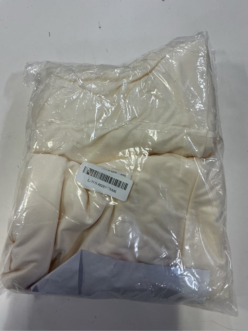 Condition photo showing Good Condition for 10x10ft Wrinkle Free Ivory Backdrop Curtain for Parties Soft Fabric Drapes Wedding Ivory Curtain Backdrop for Birthday Party Decorations Background for Photography 5x10ft,2 Panels W5' x H10'(2 panels) Ivory