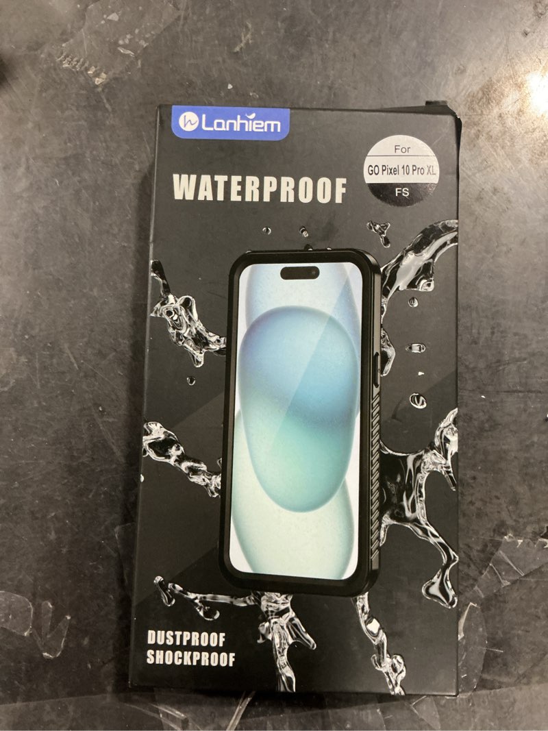 Condition photo showing Good Condition for lanhiem pixel 10 pro xl case, ip68 waterproof dustproof case with built-in screen protector, rugged full body shockproof protective clear cover for google pixel 10 pro xl 6.8 inch, black for pixel 10 pro xl black