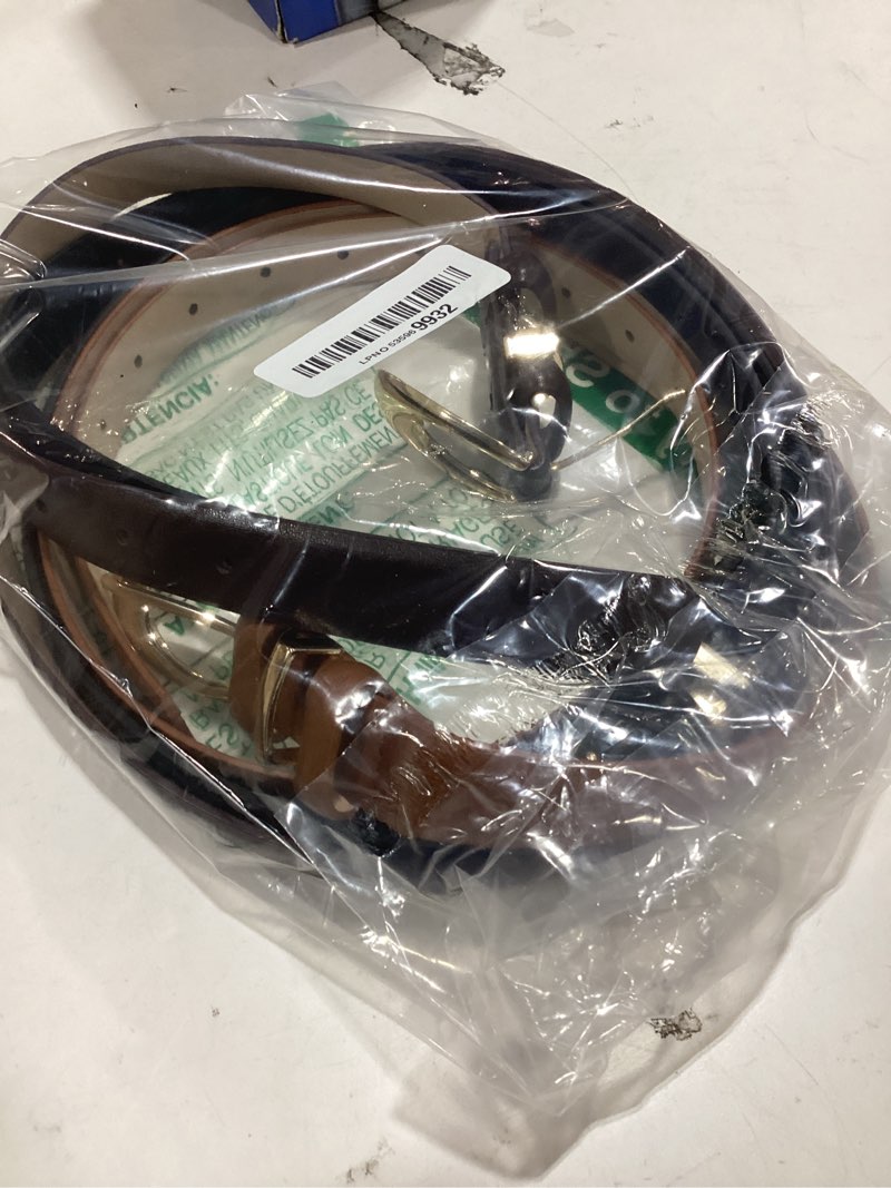 Condition photo showing Good Condition for triworks 3 pack women leather belt for jeans pants fashion ladies faux leather belt with gold buckle gold-black+brown+coffee length:47.2''-fit waist size 37"-41"