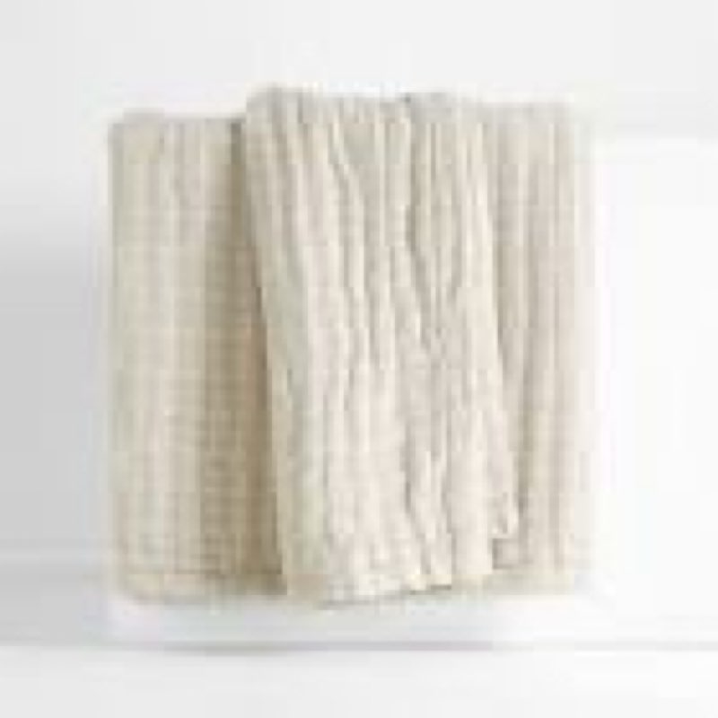quince organic cotton gauze throw, one size, undyed