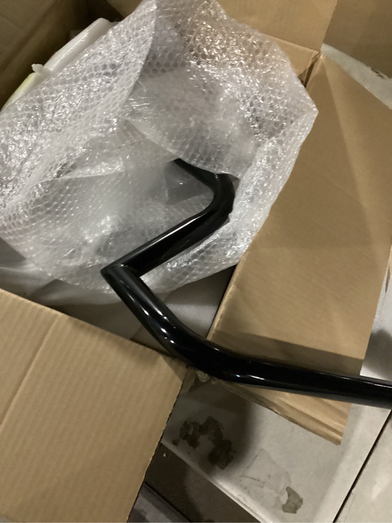Condition photo showing Good Condition for crash bar engine guard front highway flat-out bars black fits 2009-2026 harley touring cvo road glide fltr road king flhr street glide flhx electra glide ultra classic freewheeler trike models gloss black 2009-later