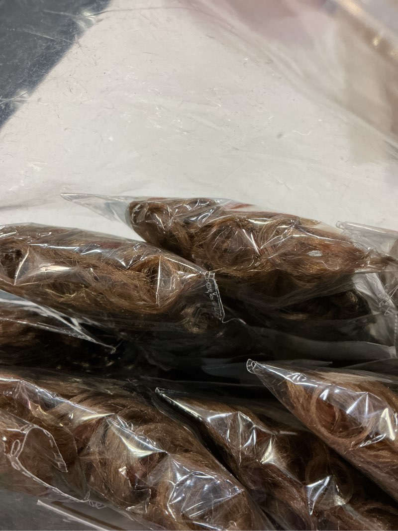 Condition photo showing Good Condition for 8 packs goddess faux locs crochet hair for black women, long goddess locs crochet hair, boho style, river locs with curly ends (18inch, ot27#, 8packs) ot27 18 inch (pack of 8)