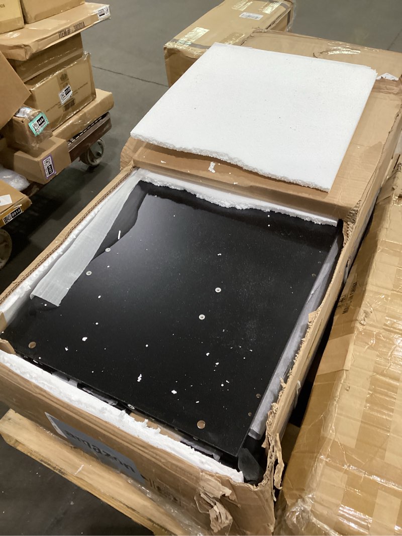 Tribesigns L-Shaped Bar Cabinet, 4-Tier Corner Bar Unit with Stemware Racks, Black