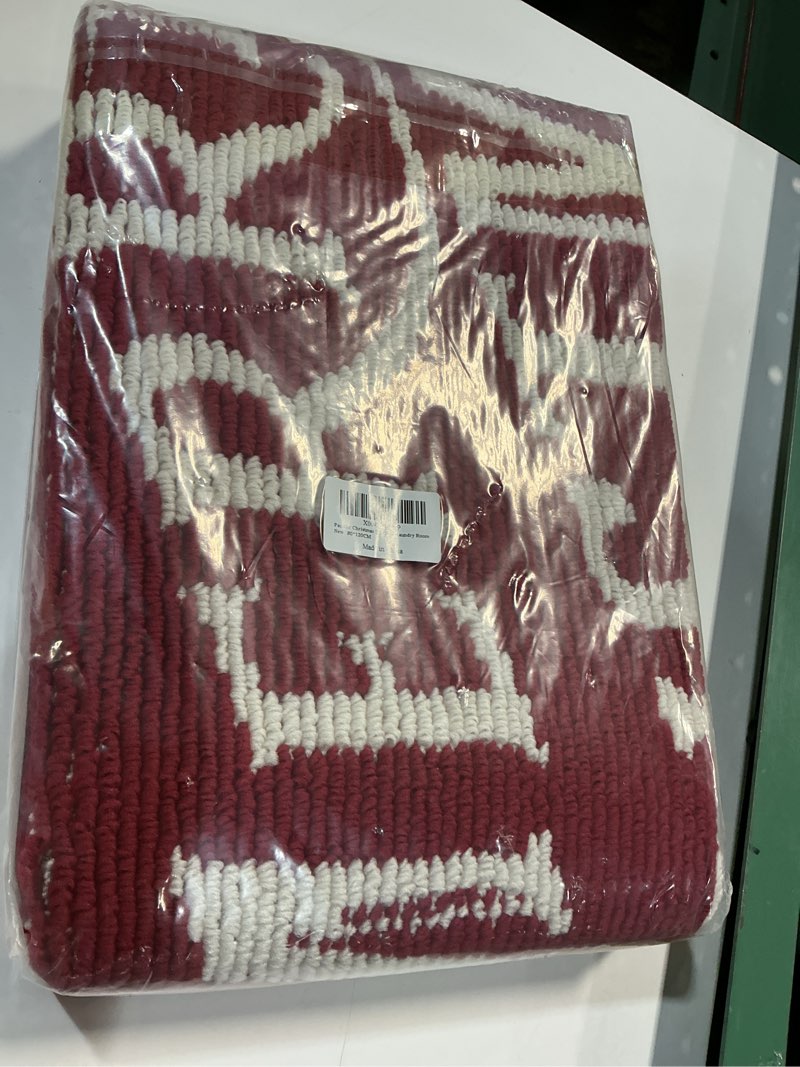 Condition photo showing Good Condition for (Similar)SHACOS Merry Christmas Door Mat 24”x36” Absorbent and Washable Indoor Non-Slip Rubber Backing Doormats for Front Door, Dirt Resistant Low-Profile Floor Mat for Entryway, Inside Entrance, 2' x 3' Merry Christmas 2' x 3' (Rectangular)