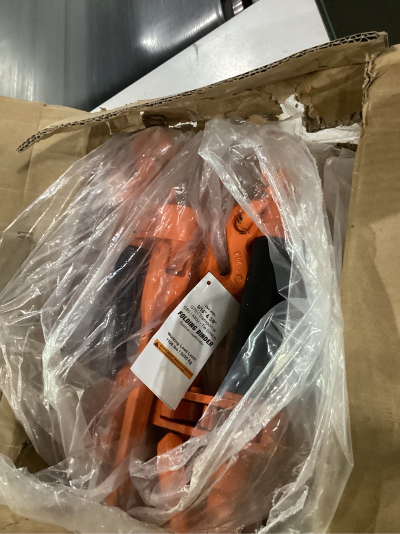 Condition photo showing New/Like New for similar to ***dollate  5/16\\\" to 3/8\\\" ratchet chain binders, ratchet binders with 5400 lbs working load limit, load binders compatible with g70 & g80 chains, secure tie down binder for hauling and towing 2 pack 5/16\\\"-3/8\\\"