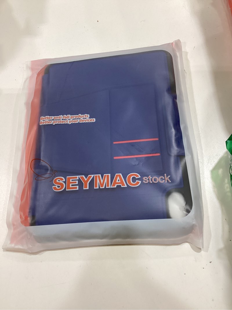Condition photo showing New/Like New for seymac stock case for ipad (a16) 11th/10th generation 11''/10.9'', strong magnetic auto sleep shockproof case with absorbing multi-angles stand, pen holder, card slot (blue) case for ipad (a16) 11th/10th generation 11/10.9'' blue
