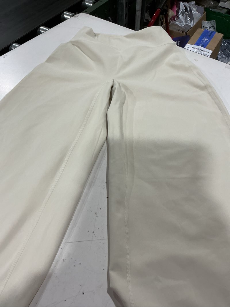 Condition photo showing Good Condition for bcbgmaxazria women's bi-elastic crepe wide leg trousers for yoga