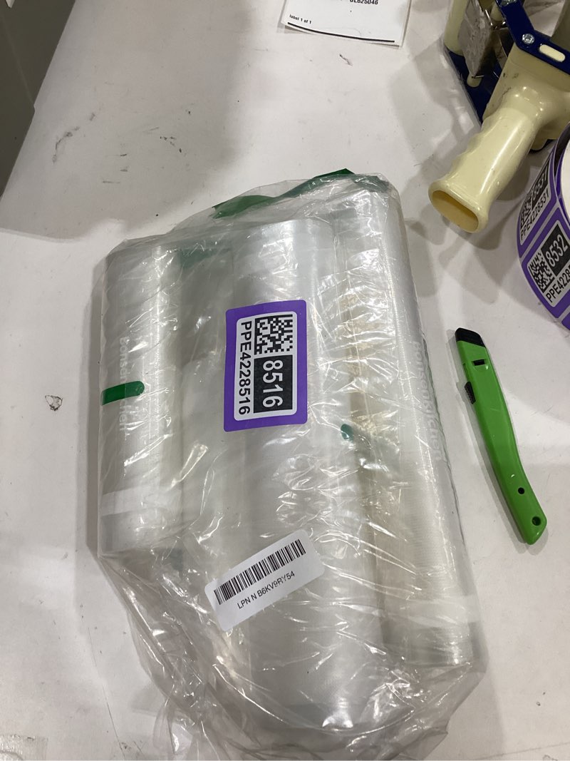 Condition photo showing New/Like New for Bonsenkitchen Vacuum Sealer Rolls Bags, 6 Pack 3 Rolls 11" x 20' + 3 Rolls 8" x 20' Commercial Grade BPA Free Bag Rolls, Durable Customized Size Food Vac Bags for Storage and Sous Vide Cooking VB3211 3 Rolls 8 in*20 ft + 3 Rolls 11 in*20 ft 6