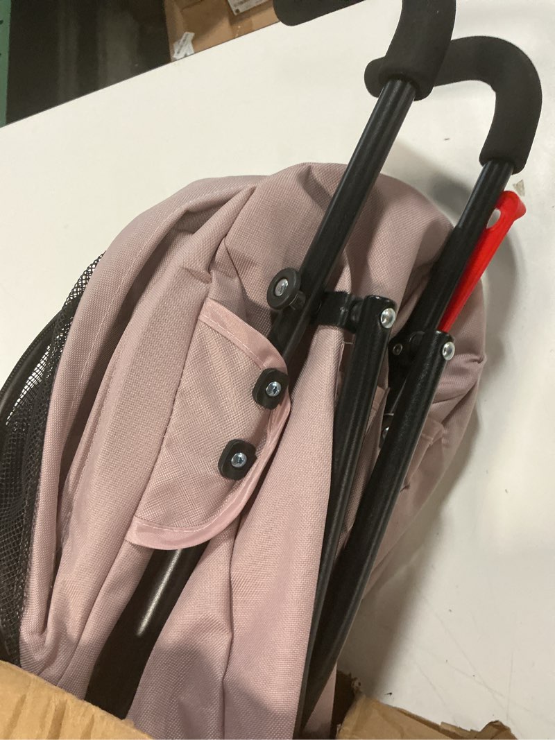 Condition photo showing Good Condition for pet stroller for small dogs and cats,cyumail 4 wheels foldable dog stroller,puppy carrier for small dogs 0-15 lbs w/cup holder,breathable visible mesh,pink