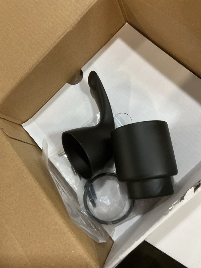 Condition photo showing As Is for replacement for delta classic 13 series single-function trim kit, t13020-bl matte black shower handle, fit delta shower valve r10000 series (cartridge not included)