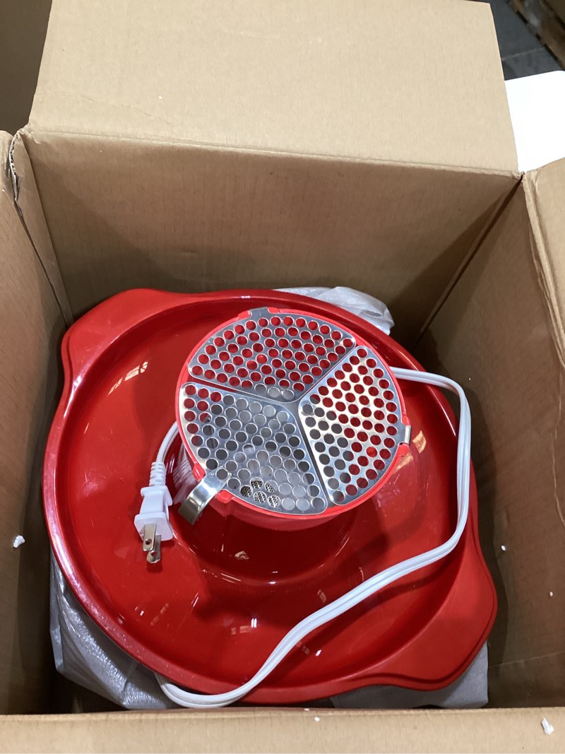 Condition photo showing Good Condition for presto 04868 orville redenbacher's fountain hot air popper, 20-cups, red