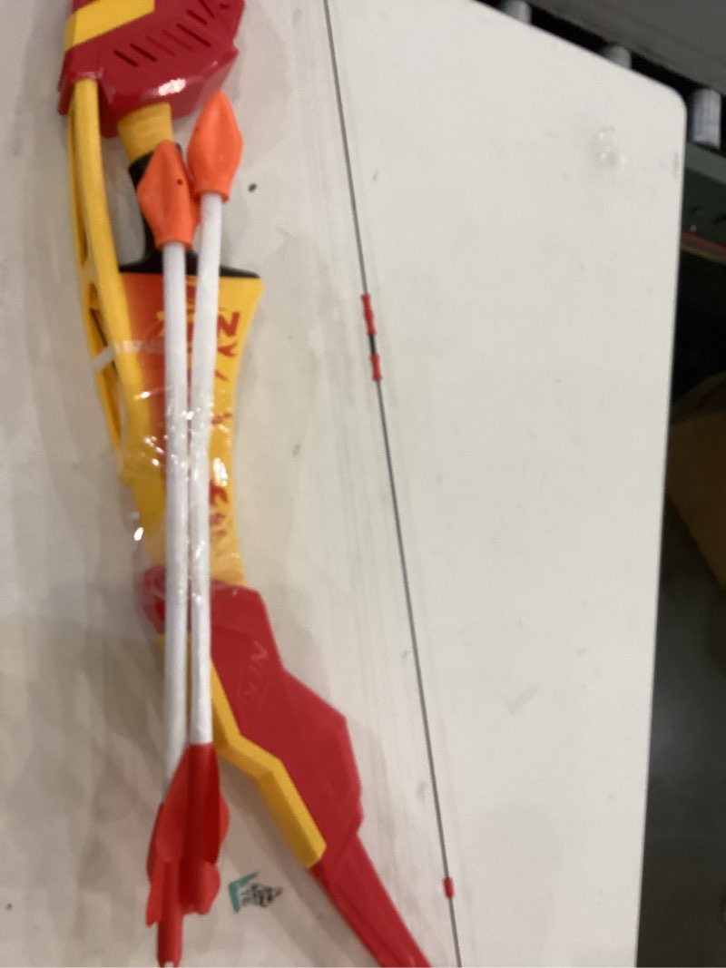 Condition photo showing Good Condition for Nerf Pyrostrike Megabow, 42-Inch Bow Fires Arrows Up to 105 Feet, 2 Arrows with Soft Tips, Kids Outdoor Toys, Ages 10+ (Amazon Exclusive)