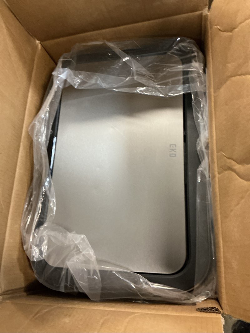 Condition photo showing Good Condition for eko nova sensor trash can, 21 gallon/80 liter stainless steel rectangular touchless motion sensor trash can, matte metallic deluxe 80l