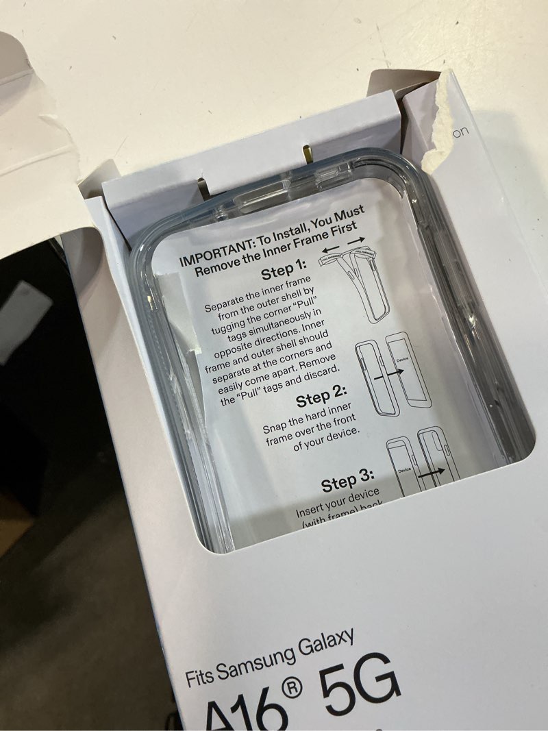 Condition photo showing Good Condition for onn rugged phone case for samsung galaxy a16 5g - clear