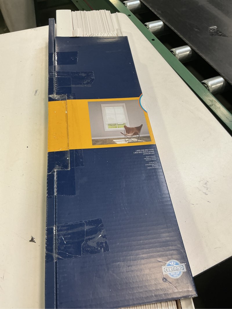 Condition photo showing Good Condition for Levalor 2 In Faux Wood Blind 32x64 In white