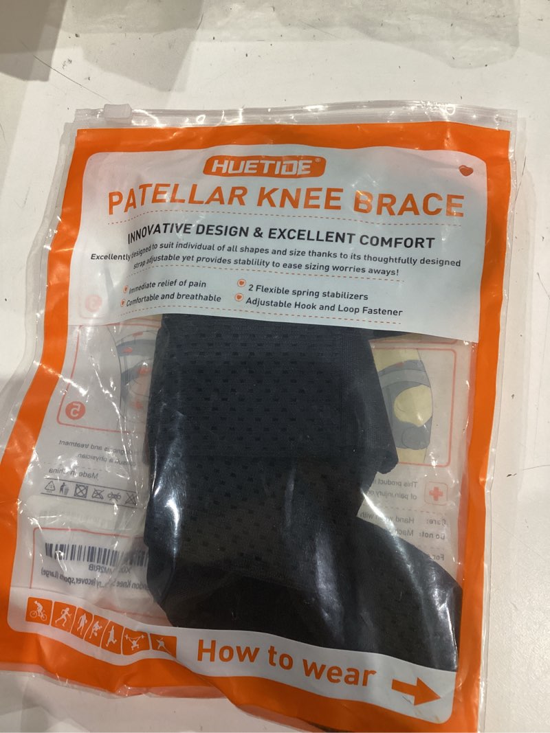 Condition photo showing Good Condition for knee brace for knee pain women and men patellar tendon support strap,adjustable neoprene knee support stabilizer for meniscus tear,arthritis,tendonitis, mcl, acl,injuries,relief,running,workout,sports small