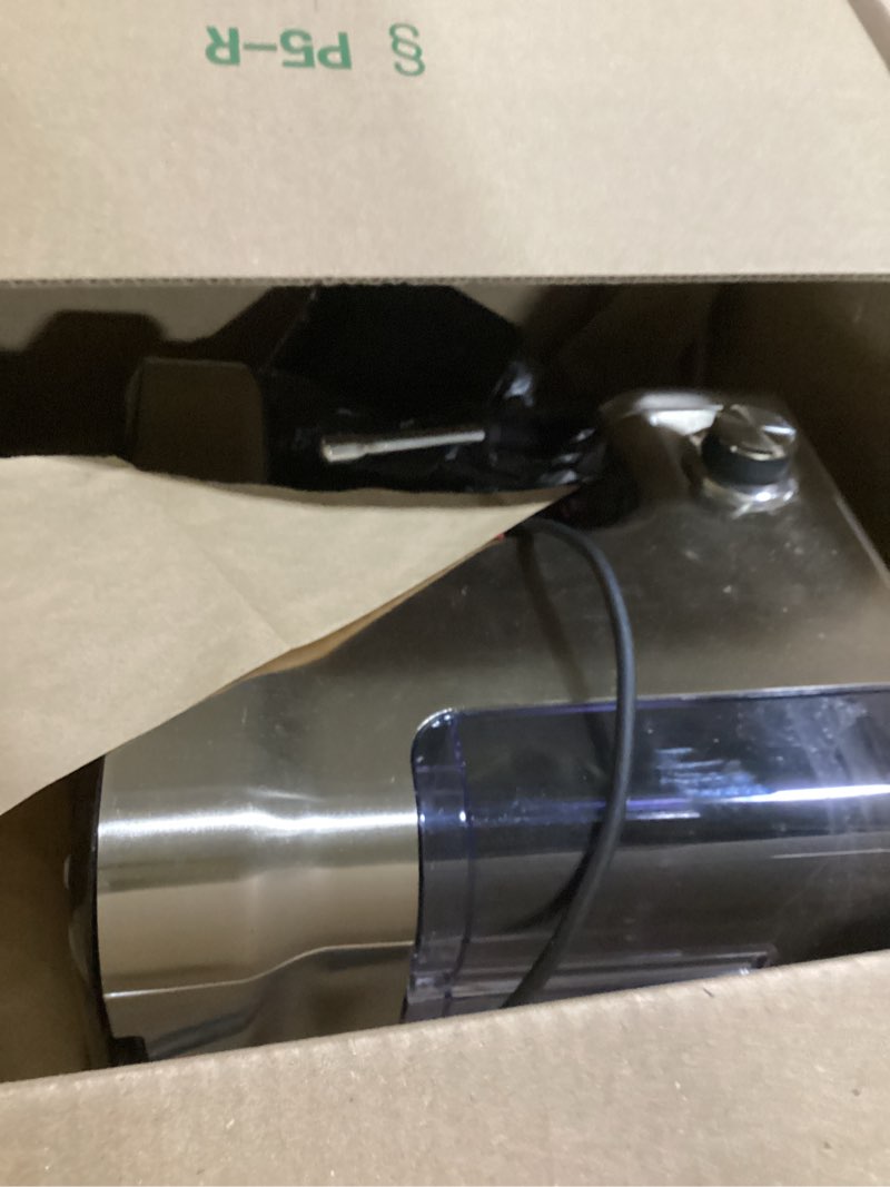 Condition photo showing As Is for casabrews 5700pro espresso machine with grinder, professional coffee maker with milk frother steam wand, barista-quality cappuccino latte machine with lcd display, great for coffee enthusiasts
