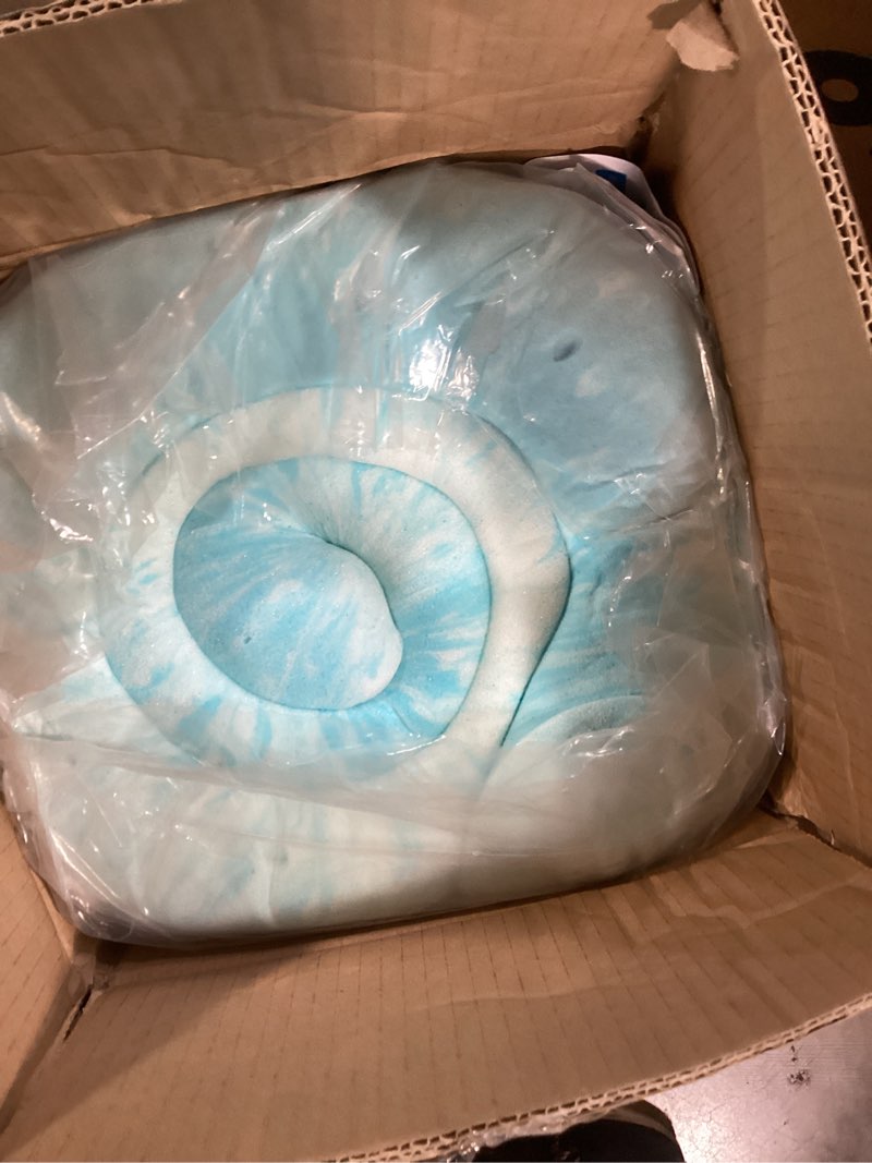 Condition photo showing Good Condition for Sweetcrispy Mattress Topper Full, 3 Inch Thick Memory Foam Gel Infused Cooling Toppers Pad for Full Size Bed, Sleeper Sofa, RV, Camper, CertiPUR US Certified, Ventilated and Breathable, Blue