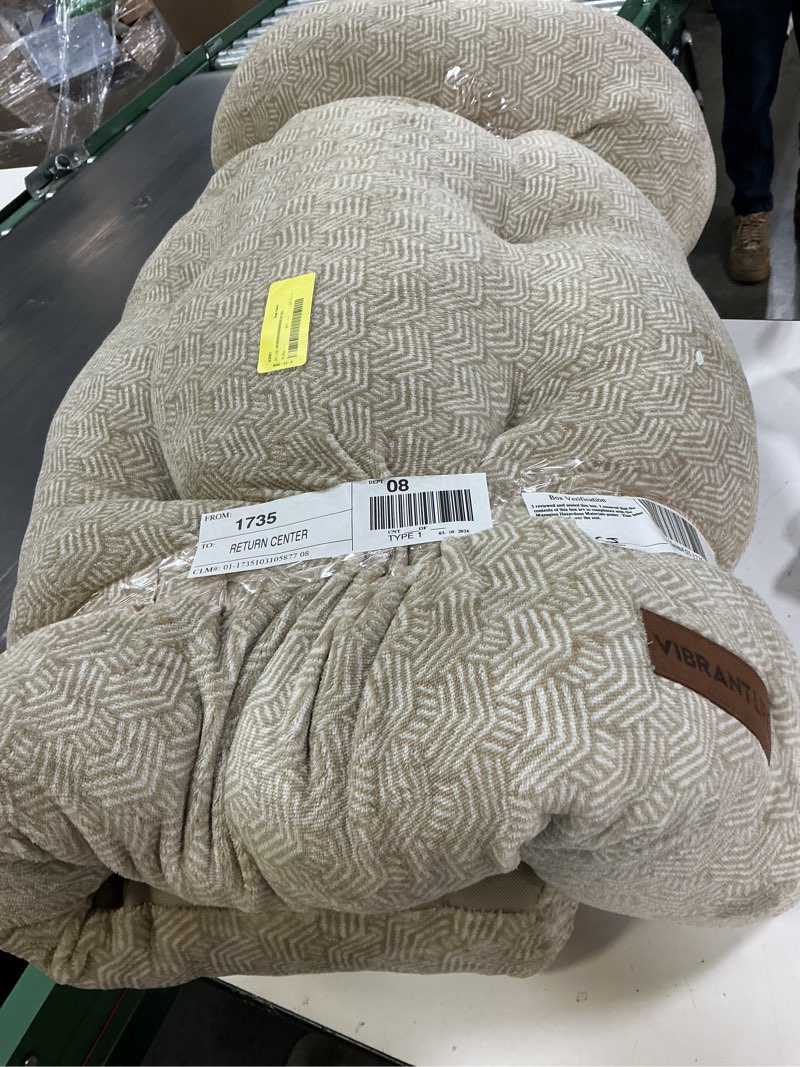 Condition photo showing Good Condition for (similar )eheyciga washable xl dog bed for crate 41x27 inch, reversible kennel pad for extra large dogs weight up to 75 lbs, plush and comfy pet sleeping mat, beige beige 41\\\" x 27\\\"x 4\\\"a